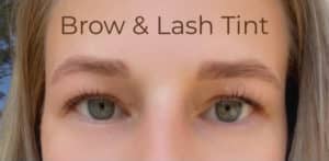 After Image: Brow and Lash Tint