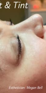 After Image: Lash Lift and Tint