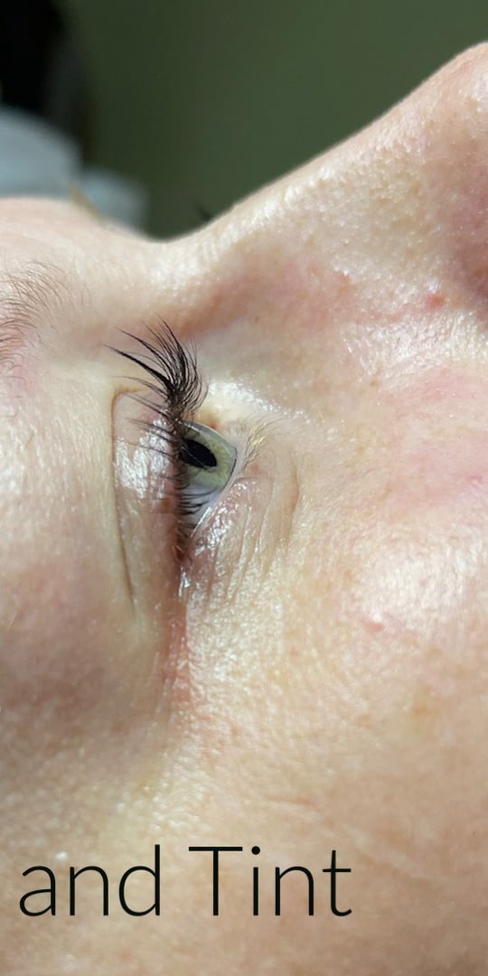 After Image: Lash Lift and Tint - front