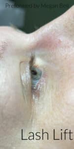 Before Image: Lash Lift and Tint